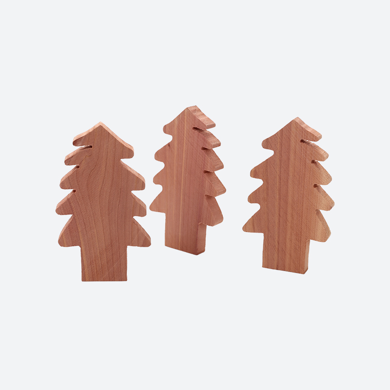 Forme d'arbre Décorations en bois Les petites pièces peuvent être combinées au hasard