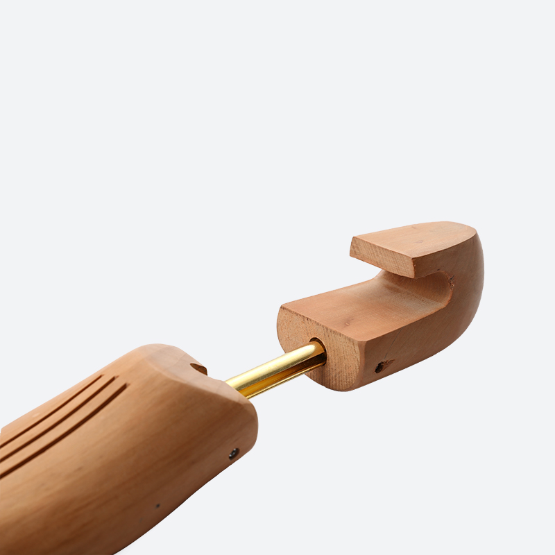 Embauchoir en bois de cèdre à double tube de haute qualité pour hommes réglable