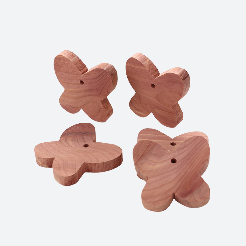 Forme de papillon Décorations en bois Les petites pièces peuvent être combinées au hasard
