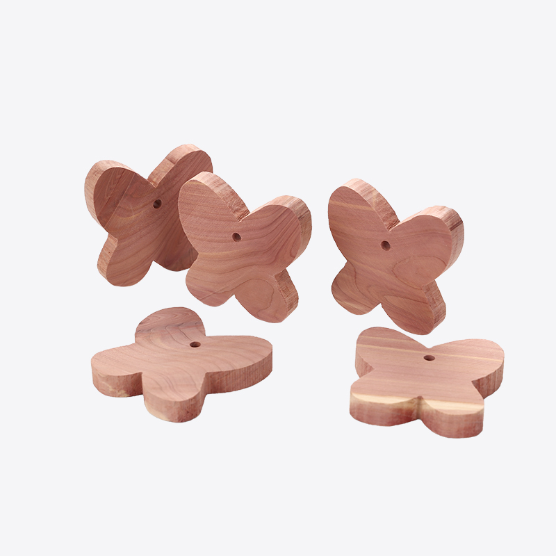 Forme de papillon Décorations en bois Les petites pièces peuvent être combinées au hasard