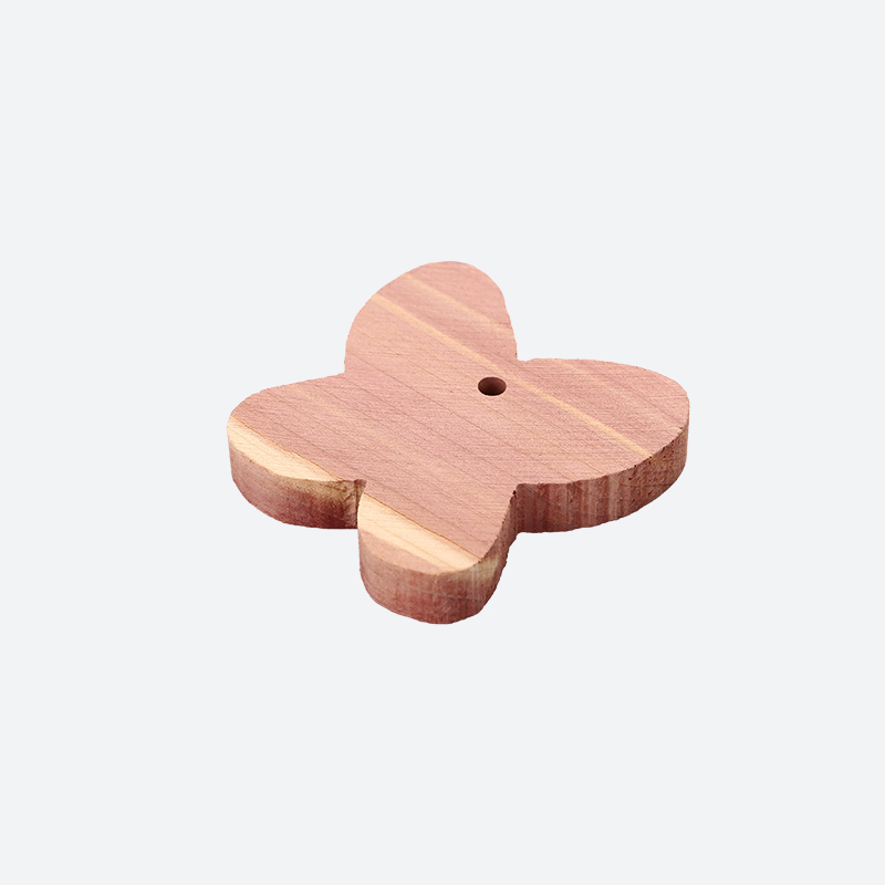 Forme de papillon Décorations en bois Les petites pièces peuvent être combinées au hasard