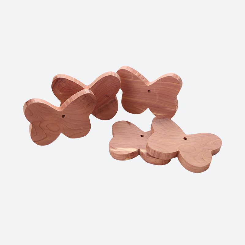 Forme de papillon Décorations en bois Les petites pièces peuvent être combinées au hasard